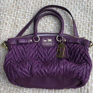 Pretty purple Authentic Coach bag